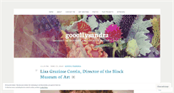 Desktop Screenshot of gooollysandra.com